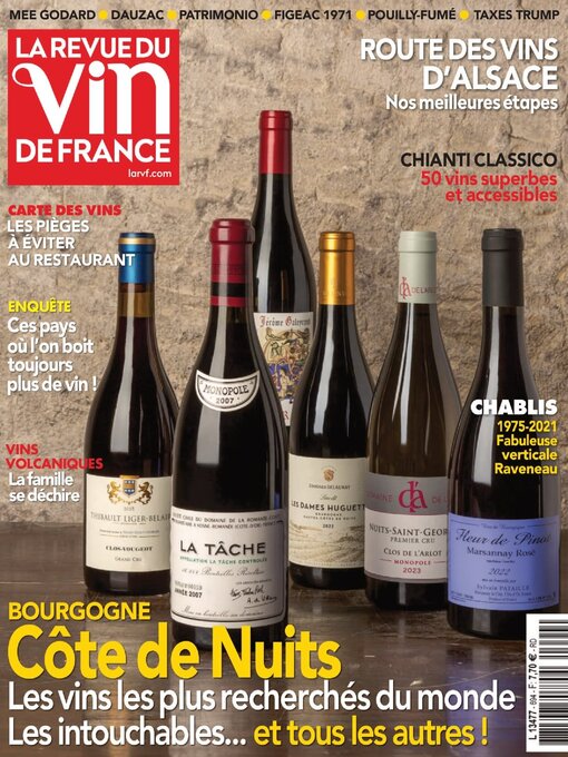 Title details for La Revue du Vin de France by Revue du Vin de France - Available